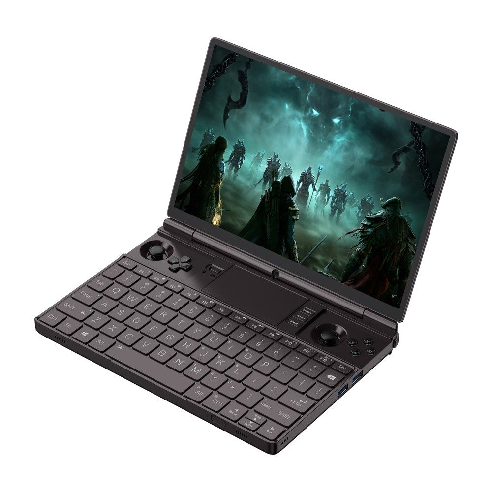 Laptop GPD WinMax2 GPD-WINMAX2-8840U32001, 10.1 inch 2560 x 1600 Touchscreen, AMD Ryzen 7 8840U (8 C / 16 T, 3.3 GHZ - 5.1 GHz, 24 MB cache, 28 W), 32 GB LPDDR5X, 1 TB SSD, AMD Radeon 780M Graphics, Windows 11, Tastatura US, Negru
