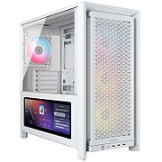 Carcasa Corsair FRAME 4000D LCD RS ARGB, Mid-Tower, ATX, Alb