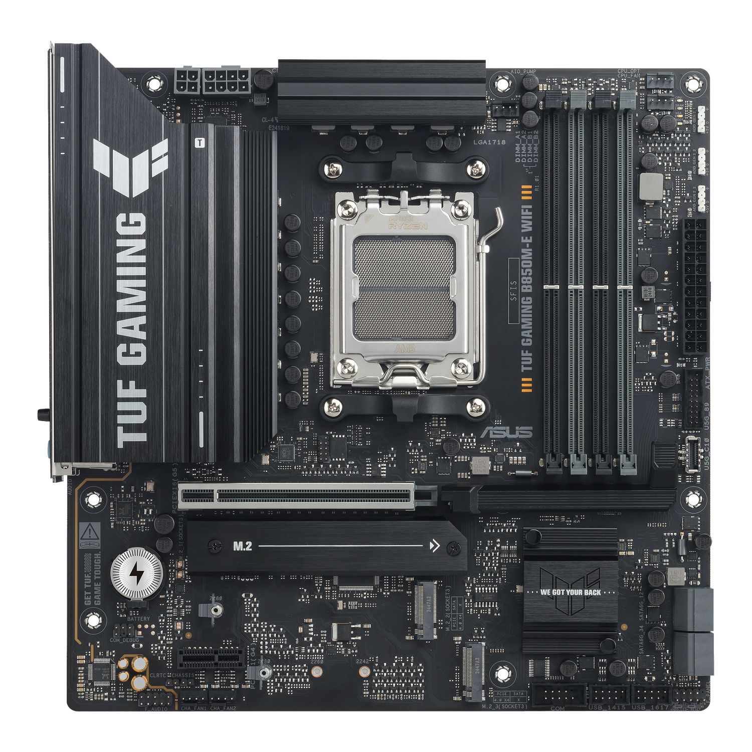 TUF GAMING B850M-E WIFI, AM5, DDR5, BT 5.3, ATX, Negru, 90MB1LS0-M0EAY0