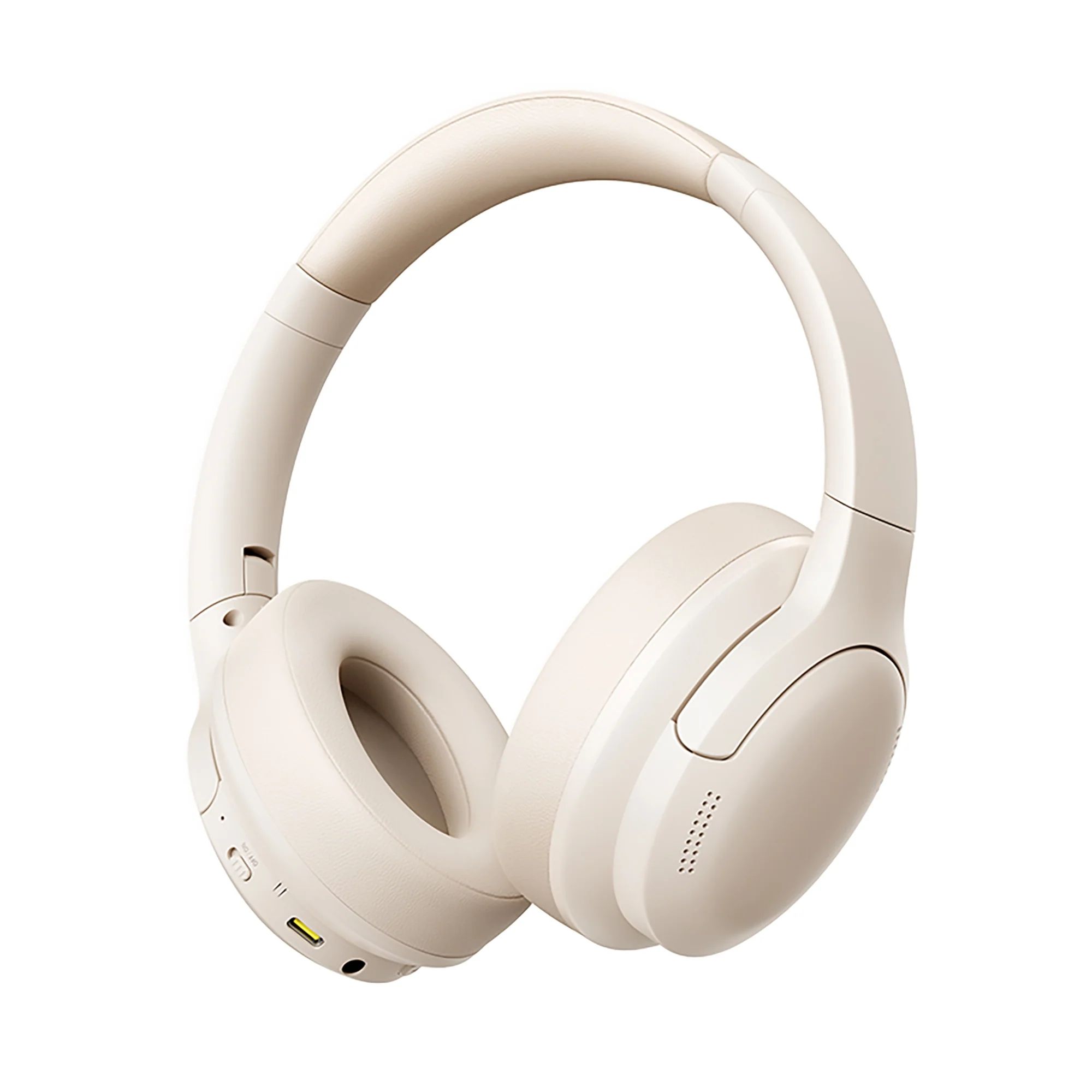 CASTI Baseus Bowie Bass BH1 Lite Wireless Noise Cancelling, over ear, 40mm Dynamic Drivers, autonomie 80 ore, microfon pe casca, conectare prin Bluetooth 6.0, alb  A0203C02  (timbru verde 0.18 lei) - 6953156299290