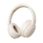 CASTI Baseus Bowie Bass BH1 Lite Wireless Noise Cancelling, over ear, 40mm Dynamic Drivers, autonomie 80 ore, microfon pe casca, conectare prin Bluetooth 6.0, alb  A0203C02  (timbru verde 0.18 lei) - 6953156299290