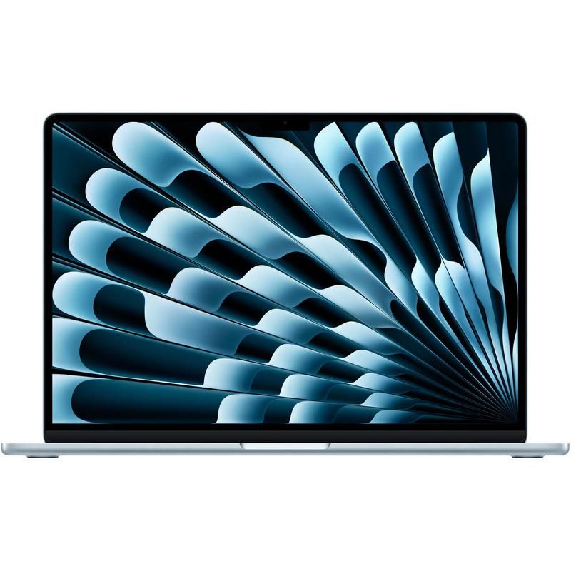 Laptop Apple MacBook Air 15 Z1LZ000GY, 15.3 inch 2880 x 1864, Apple M5 10-core (10 C / 10 T, N/A - N/A, N/A cache, N/A), 32 GB LPDDR5X, 512 GB SSD, Apple M5 10-core integrat, Mac OS, Tastatura English International, Sky Blue