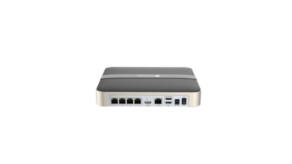 Mini POE NVR Milesight 4 Canale MS-N1004-UPC, Rezolutie inregistrare: 8MP , Rezolutie redare: 11*(30fps @8MP), 1*(30fps @6MP), 1*(30fps @5MP), 2*(30fps @4MP), 2*(30fps @3MP), 4*(30fps @1080P), 4*(30fps @720P)HDMI & VGA output Compresie: H.265+/H.265(HEVC)/H.264+/H.264  Stocare: 1*SATA ( 3.5 )pana
