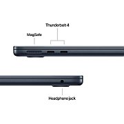Laptop Apple MacBook Air 13 Z1L6000G0, 13.6 inch 2560 x 1664, Apple M5 10-core (10 C / 10 T, N/A - N/A, N/A cache, N/A), 24 GB LPDDR5X, 512 GB SSD, Apple M5 10-core integrat, Mac OS, Tastatura International, Midnight