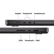 Laptop Apple MacBook Pro 16 Z1N2000J0, 16.2 inch 3456 x 2234, Apple M5 Max 18-core (18 C, N/A - N/A, N/A cache, N/A), 48 GB LPDDR5X, 2 TB SSD, Apple M5 Pro 40-Core GPU, Mac OS, Tastatura US, Space Black