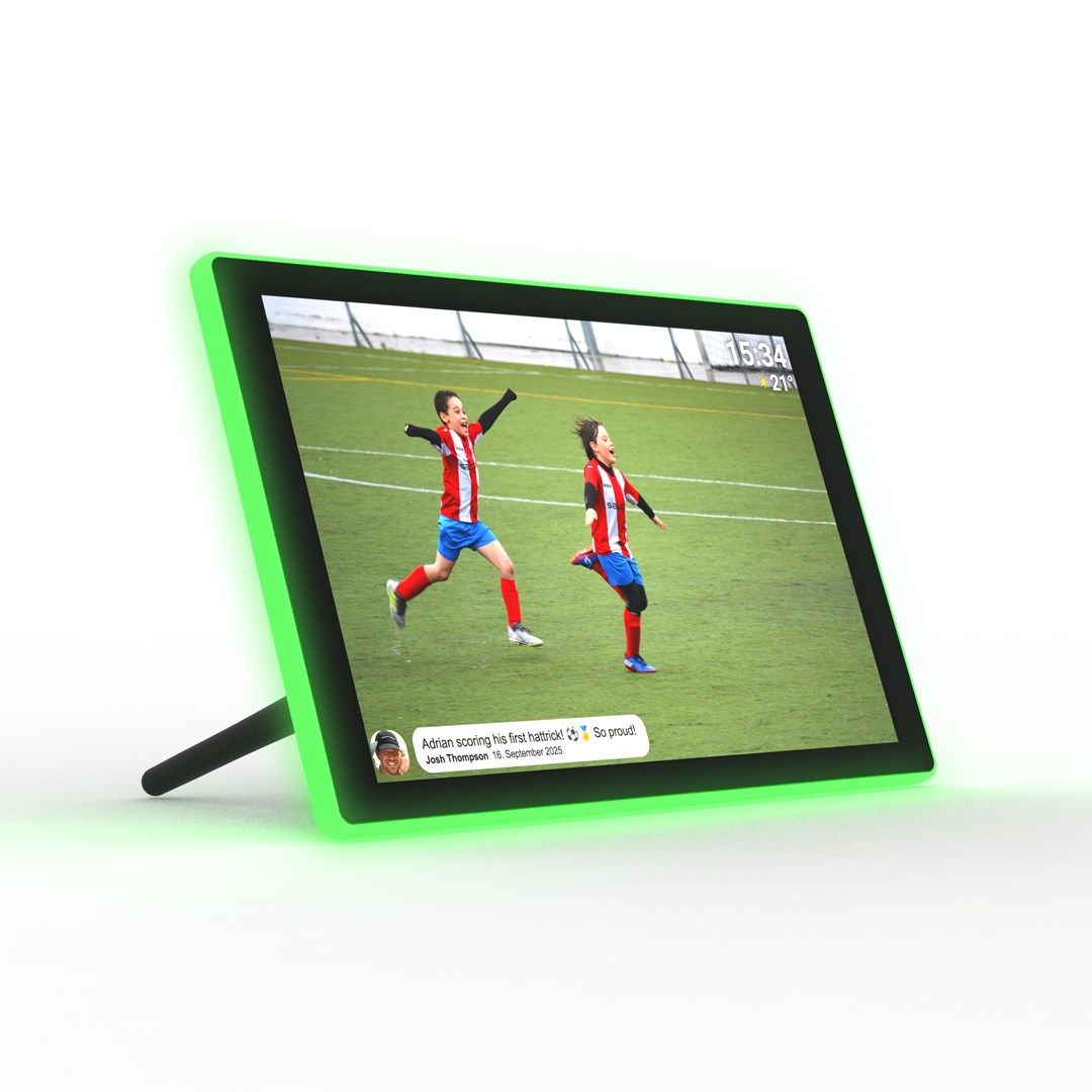 Denver PFF-1082 digital photo frame Black 25.6 cm (10.1 ) Touchscreen Wi-Fi
