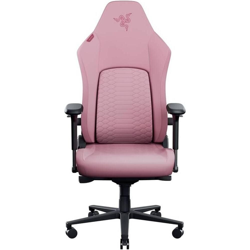 Scaun Razer Iskur V2 X NewGen, tip spuma spumă turnată PU, suport lombar integrat, tetieră reglabilă, cotiere 2D, clasa de ridicare pe gaz 4, roz