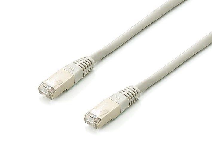 Equip Patchkabel Cat6A  10x S/FTP 2xRJ45  0.25m    grau Plat