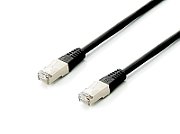 Equip Patchkabel Cat6A  10x S/FTP 2xRJ45  0.25m schwarz Plat