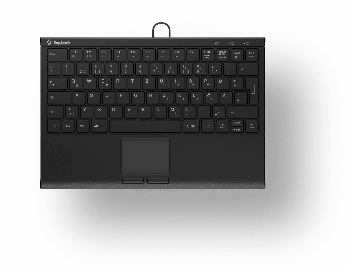 KeySonic Mini-TAS  Touchpad  Backlight  BK  KSK-5211ELU (DE)