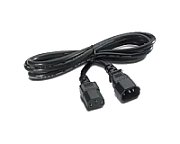 2.8m, 13A/100-250V, C13 to C14 Jumper Cord
