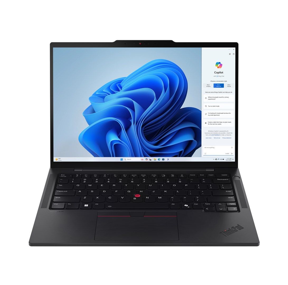 Laptop Lenovo ThinkPad T14s Gen 5 21LTS33200, 14 inch 1920 x 1200, Intel Core ultra 5 135U (12 C / 18 T, 1.6 GHz - 4.4 GHz, 12 MB Intel® Smart Cache cache, 15 W), 16 GB LPDDR5X, 512 GB SSD, Intel Graphics, Windows 11 Pro, Tastatura English, Deep Black