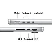Laptop Apple MacBook Pro 14 Z1MK000JC, 14.2 inch 3024 x 1964, Apple M5 Max 18-core (18 C / 18 T, N/A - N/A, N/A cache, N/A), 128 GB LPDDR5X, 2 TB SSD, Apple 40-core GPU, macOS Tahoe, Tastatura International, Silver