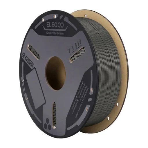 FILAMENT Spacer pt. imprimanta 3D -  PLA, 1.75mm diamentru, 1Kg / bobina, aprox. 330m, topire 195-235 grC, black,  SPPF-3DP-PLA1.75-01-BK