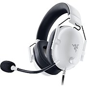 Casti Razer Blackshark V2 X cu fir pentru PlayStation, frecventa 12 Hz – 28 kHz, sensibilitate 100 dB, izolare fonica pasiva, frecventa de raspuns microfon: 100 Hz – 10 kHz, interfata jack 3.5 mm, alb