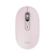 Mouse wireless Trust Seron Hyperscroll, 7 butoane, rezolutie maxima 3200 DPI, roz