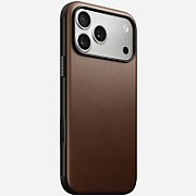 NOMAD Modern Leather Case - skórzane etui do iPhone 17 Pro Max kompatybilne z MagSafe  skóra Horween (rustic brown) [go]