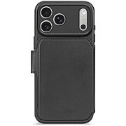 Decoded Leather Detachable Wallet - skórzana obudowa ochronna do iPhone 17 Pro kompatybilna z MagSafe (black)