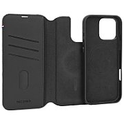 Decoded Leather Detachable Wallet - skórzana obudowa ochronna do iPhone 16 Pro Max kompatybilna z MagSafe (black)