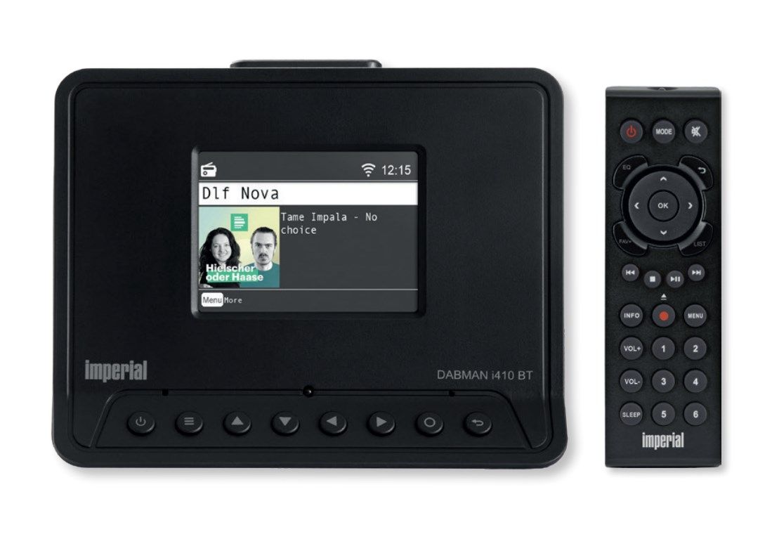 Radio internetowe Imperial DABMAN i410 - DAB+  FM  BT - czarne