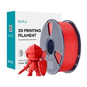 FILAMENT Spacer pt. imprimanta 3D - PLA, 1.75mm diamentru, 1Kg / bobina, aprox. 330m, topire 195-235 grC, red,  SPPF-3DP-PLA1.75-01-RD