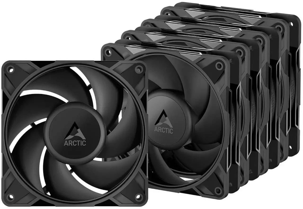 P12 Pro PST LN Kit 5x120mm PWM, 2000 RPM, Negru