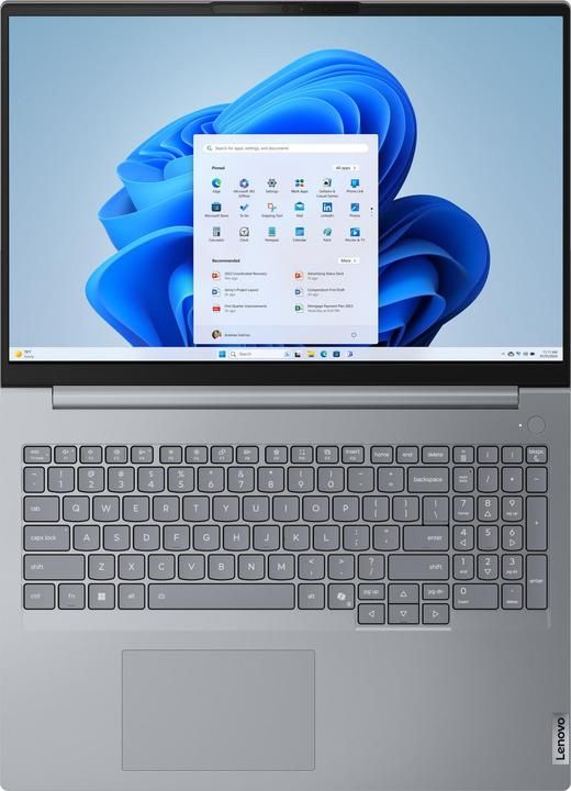 Laptop Lenovo ThinkBook 16 G8 IAL, 16 inch 1920 x 1200, Intel Core ultra 5 225U (12 C / 14 T, 1.5 GHz - 4.8 GHz, 24 MB cache, 57 W), 32GB DDR5, 512 GB SSD, Intel Intel Iris Xe Graphics, Windows 11 Pro, Tastatura Germana, Arctic Grey