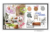 SAMSUNG FLIP 5 PRO WM55FX 55inch Tactile Infrared 20p UHD 3840x2160 16:9 350 without glass 16/7 from the mate