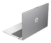 Laptop HP 250R G10 D4TJ1ET, 15.6 inch 1920 x 1080, Intel Core 5 120U (10 C / 12 T, 1.4 GHz - 5.0 GHz, 12 MB cache, 55 W), 16 GB DDR5, 512 GB SSD, Intel Iris xe Graphics, Windows 11 Pro, Tastatura US, Turbo Silver