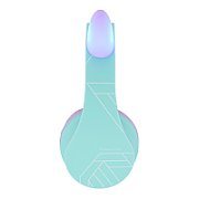 PowerLocus Casti pentru copii wireless KidsCats Purple/Teal