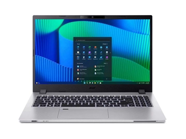 Laptop Acer TravelMate P2 TMP214-55-G2-TCO, 14 inch 1920 x 1200, Intel Core i5 1345U (10 C / 12 T, 2.5 GHz - 4.7 GHz, 12 MB cache, 55 W), 16 GB DDR5, 512 GB SSD, Intel Graphics, Windows 11 Pro, Tastatura Romanian, Steel Gray