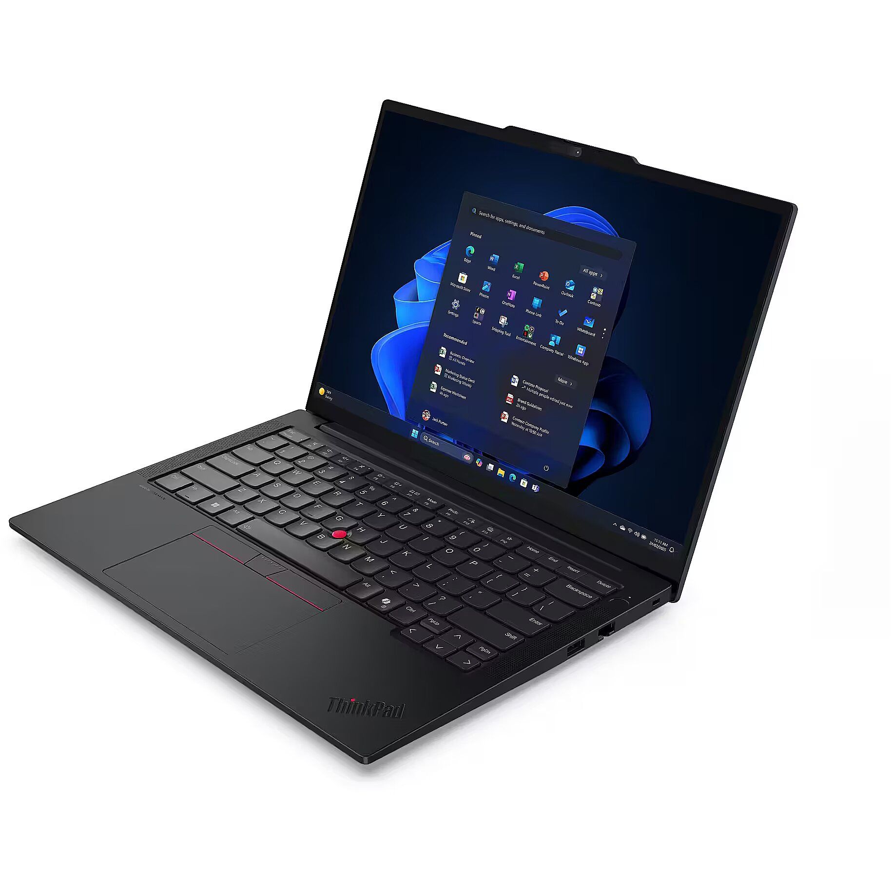 Laptop Lenovo ThinkPad E14 Gen 7 21U2007SPB, 14 inch 1920 x 1200, Intel Core Ultra 5 226V (8 C / 8 T, 2.2 GHz - 4.5 GHz, 8 MB cache, 12 W), 16 GB LPDDR5X, 512 GB SSD, Intel Graphics, Windows 11 Pro, Tastatura US, Black