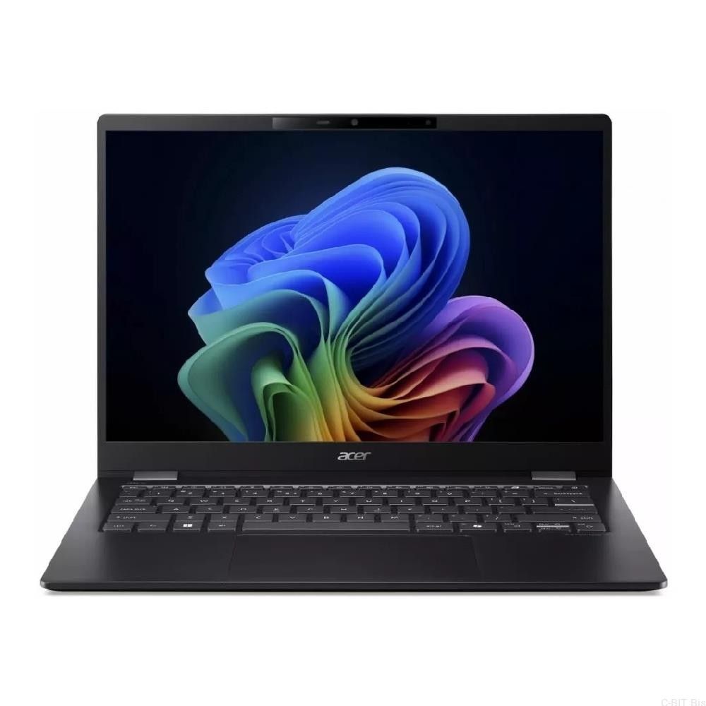 Laptop Acer NoteBook travelmate p6, 14 inch 1920 x 1200 pixeli, Intel Core Ultra 5 226V (8 C / 8 T, 2.1 GHz - 4.50 GHz, 8 MB Smart Cache cache, 37 W), 16 GB LPDDR5X, 512 GB SSD, Intel 130V, Windows 11 Pro, Tastatura English, Negru