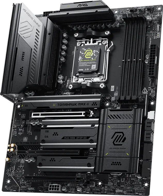 MAG B850 TOMAHAWK MAX WIFI II, Socket AM5, DDR5, PCI-E 5.0