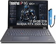 Laptop Lenovo ThinkPad P16 Gen 3 21RQ000DRI, 16 inch 1920 x 1200, Intel Core Ultra 9 275HX (24 C / 24 T, 2.7 GHz - 5.4 GHz, 36 MB cache, 160 W), 32 GB DDR5, 1 TB SSD, Nvidia RTX PRO 1000, Windows 11 Pro, Tastatura Romanian / English, Black