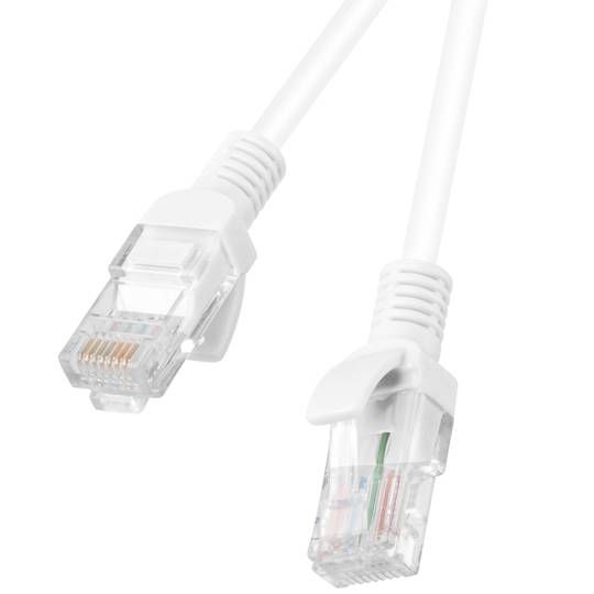 Lanberg PCU6-10CC-0050-W networking cable White 0.5 m Cat6 U/UTP (UTP)