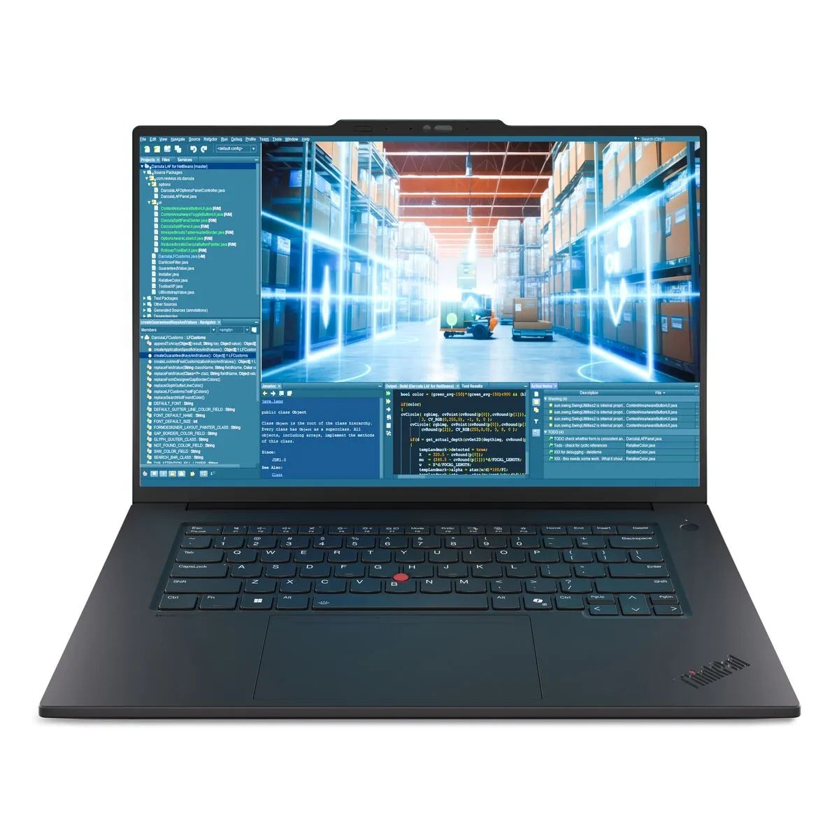 Laptop Lenovo ThinkPad T1g Gen 8 21TD0001SP, 16 inch 1920 x 1200, Intel 265H (16 C / 16 T, 2.3 GHz - 5.3 GHz), 32 GB LPDDR5X, 1 TB SSD, Nvidia GeForce RTX 5070, Windows 11 Pro, Tastatura Spaniola
