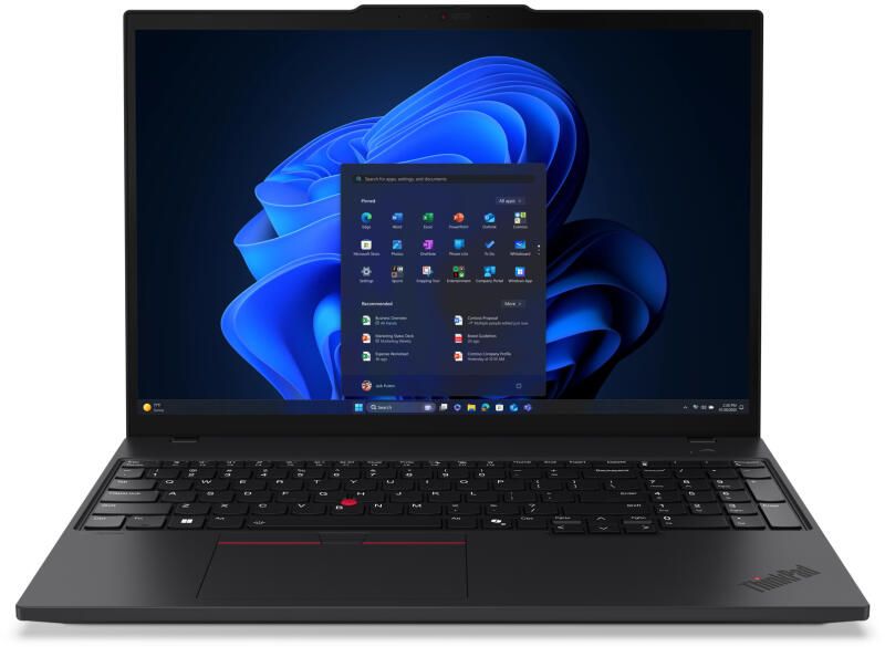 Laptop Lenovo ThinkPad T16 Gen 4 21QE003THV, 16 inch 1920 x 1200, Intel Core ultra 5 225U (12 C / 14 T, 1.5 GHz - 4.8 GHz, 12 MB Smart Cache cache, 57 W), 32 GB DDR5, 1 TB SSD, Intel Graphics, Windows 11 Pro, Tastatura US, Negru
