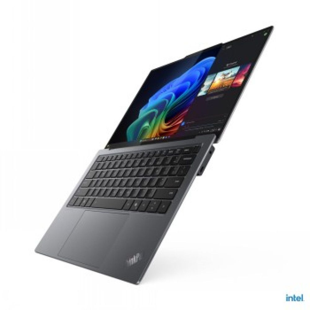 Laptop Lenovo ThinkPad X9-14 Gen 1 Aura Edition 21QA002JMX, 14 inch 1920 x 1200, Intel Core ultra 5 228V (8 C / 8 T, 2.1 GHz - 4.5 GHz, 8 MB cache, 37 W), 32 GB LPDDR5X, 512 GB SSD, Intel Arc Graphics, Windows 11 Pro, Tastatura Nordic, Gri