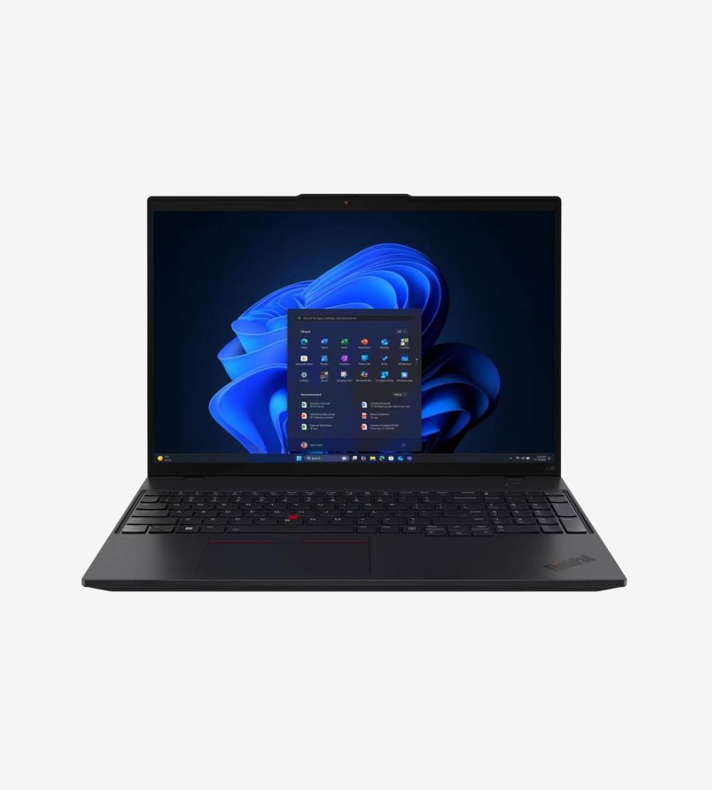 Laptop Lenovo ThinkPad L16 Gen 2 21SC000GCK, 16 inch 1920 x 1200, AMD Ryzen 7 250 (8 C / 16 T, 3.3 GHZ - 5.1 GHz, 24 MB cache, 15 W), 32 GB DDR5, 1 TB SSD, AMD Radeon Graphics, Windows 11 Pro, Tastatura US, Negru