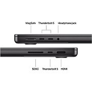 Laptop Apple MacBook Pro 14 Z1MN0024C, 14.2 inch 3024 x 1964, Apple M5 Max 18-core (18 C / 18 T, N/A - N/A, N/A cache, N/A), 128 GB N/A, 2 TB SSD, Apple M5 Max 40-Core GPU, macOS, Tastatura US English, Space Black