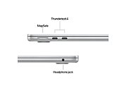 MacBook Air 13.6  Retina/Apple M5 (CPU 10-core, GPU 10- core,NeuralEngine16-core)/24GB/512GB - Silver - US KB 2026 (CTO from MDH74RO/A)