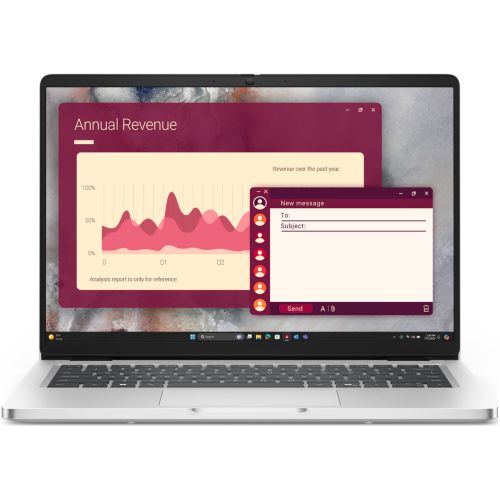 Laptop Dell Pro 14 PC14250, 14 inch 1920x1200, Intel Core 5 120U (10 C / 12 T, 1.4 GHz - 5.0 GHz, 12 MB cache, 15 W), 16 GB DDR5, 1 TB SSD, Intel Intel Graphics, Windows 11 Pro, Tastatura US, Gri
