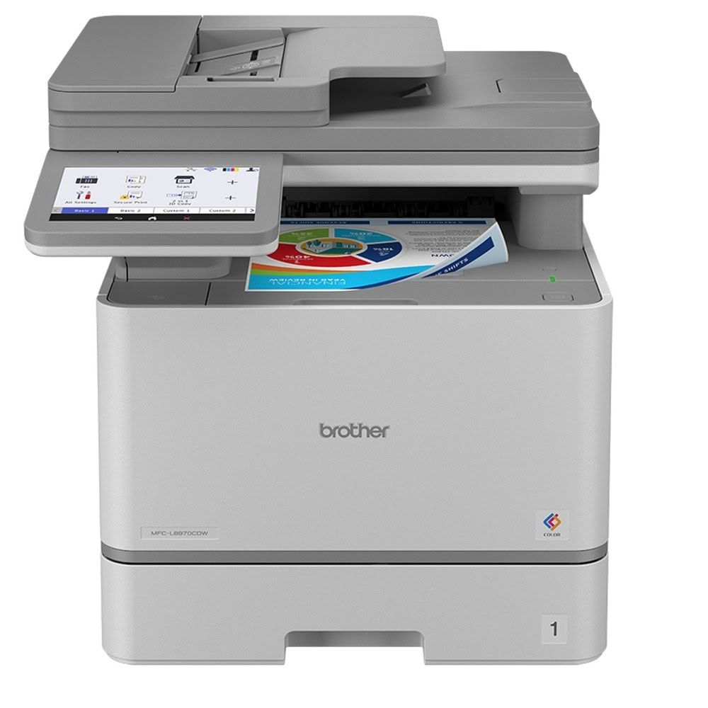 Imprimanta multifunctionala laser color Brother MFC-L8970CDW, A4, duplex, ADF, USB 2.0, Wi-Fi, NFC, 31 ppm negru, 31 ppm color