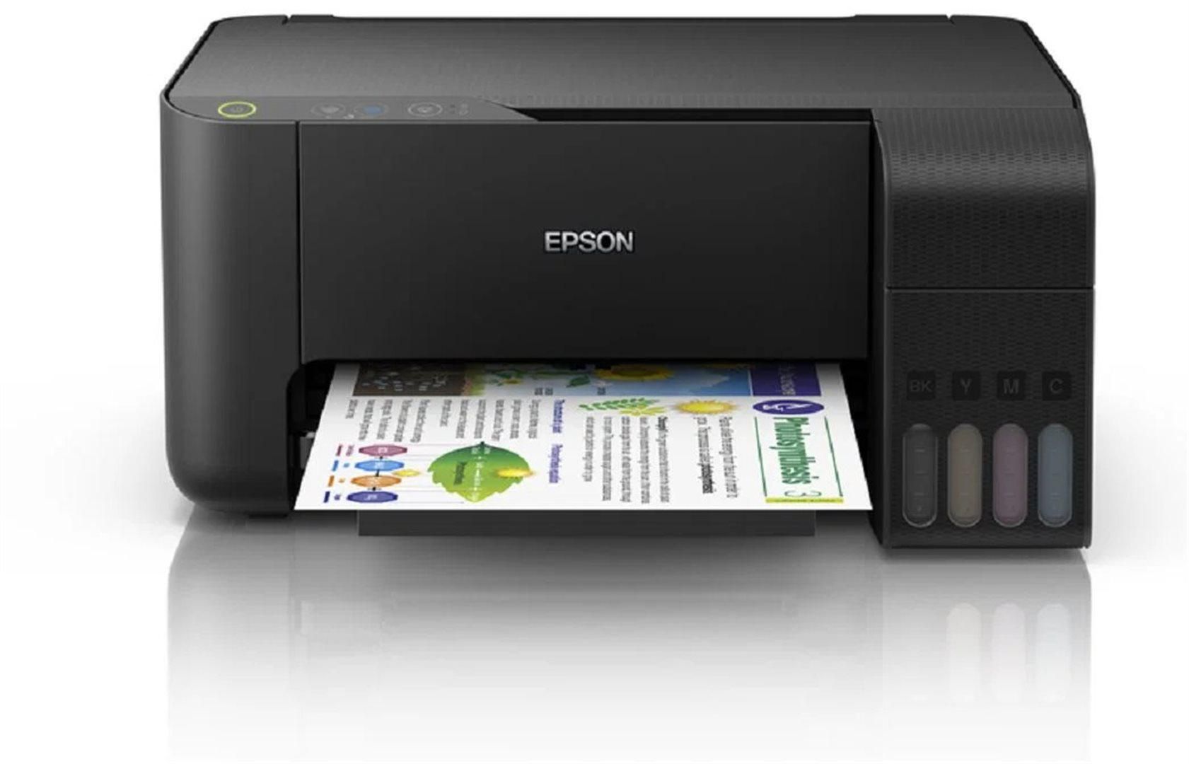 Imprimanta multifunctionala inkjet ciss color Epson L3310, A4, USB 2.0, 33 ppm negru, 15 ppm color