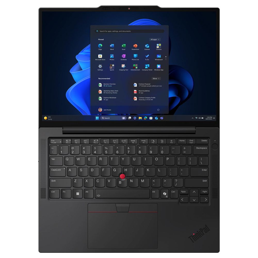 Laptop Lenovo ThinkPad X13 Gen 6 21RK005BSP, 13.3 inch 1920 x 1200, Intel Core Ultra 7 255U (12 C / 14 T, 1.5 GHz - 4.8 GHz, 12 MB cache, 15 W), 32 GB LPDDR5x, 1 TB SSD, Intel Intel Graphics, Windows 11 Pro, Tastatura Romanian, Negru