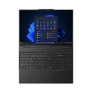 Laptop Lenovo ThinkPad E16 Gen 3 21SR00BQRI, 16.0 inch 1920 x 1200, Intel Core ultra 5 225U (12 C / 14 T, 1.5 GHz - 4.8 GHz, 12 MB Intel Smart Cache cache, 15 W), 8 GB DDR5, 512 GB SSD, Intel Intel Arc Graphics, Free DOS, Tastatura US International, Negru