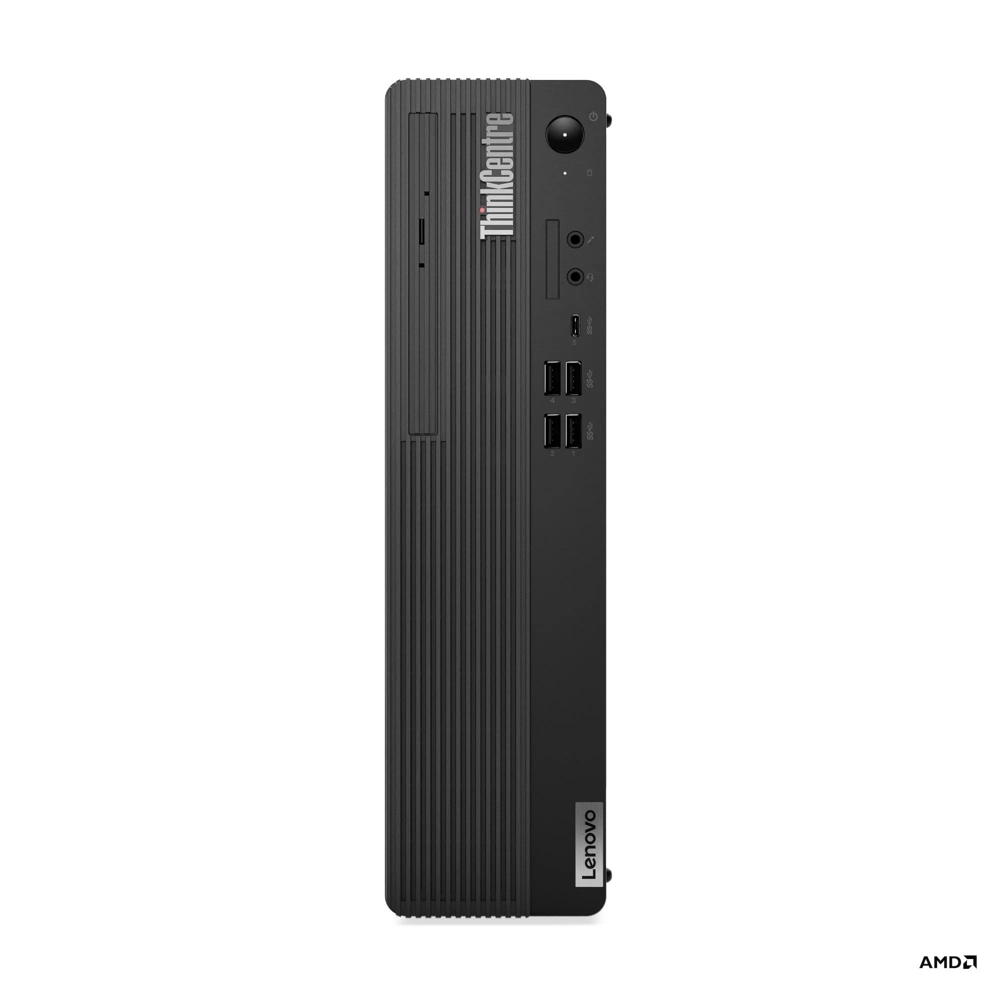 Desktop PC Lenovo ThinkCentre M75s Gen 5 SFF, AMD Ryzen 7 8700G (8 C / 16 T, 4.2 GHz - 5.1 GHz, 16 MB cache, 65 W), 16 GB DDR5, 512 GB SSD, DVD±RW, AMD Radeon 780M Partajata, 260 W, Windows 11 Pro