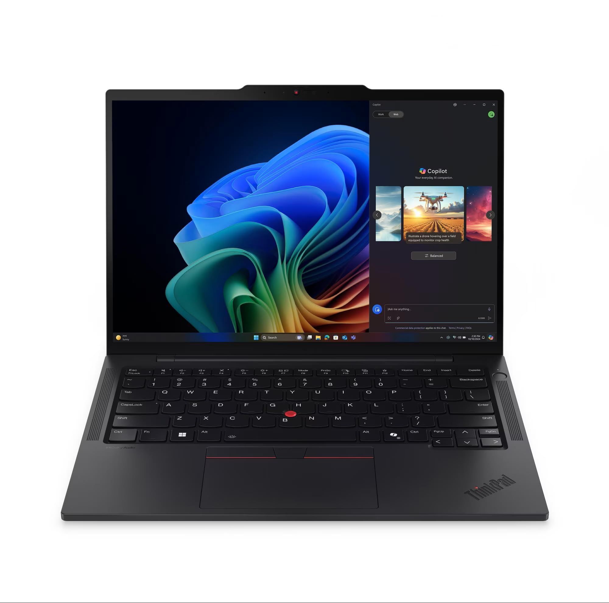 Laptop Lenovo ThinkPad T14s Gen 6 21QX00KJIX, 14 inch 1920 x 1200, Intel Core Ultra 7 258V (8 C / 8 T, N/A - N/A, N/A cache, N/A), 32 GB LPDDR5x, 1 TB SSD, Intel 140V, Windows 11 Pro, Tastatura US, Negru