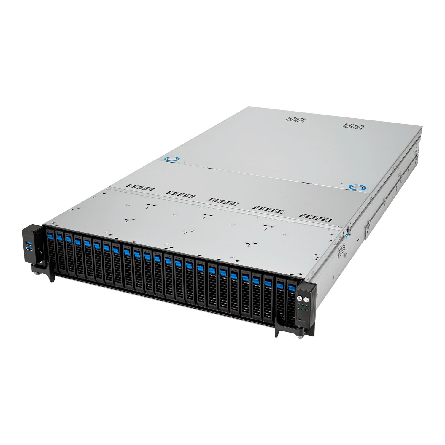 Server ASUS RS521A-E12-RS12U, Rack 2U, AMD EPYC 9135 (16 C / 32 T, 3.65 GHz - 4.20 GHz, 64 MB cache, 200 W), 192 GB DDR5 ECC, 2 x 1 TB SSD, 12 LFF + 2 SFF, AMD, NVIDIA RTX PRO 4000 Blackwell 24 GB, 2 x 2000 W